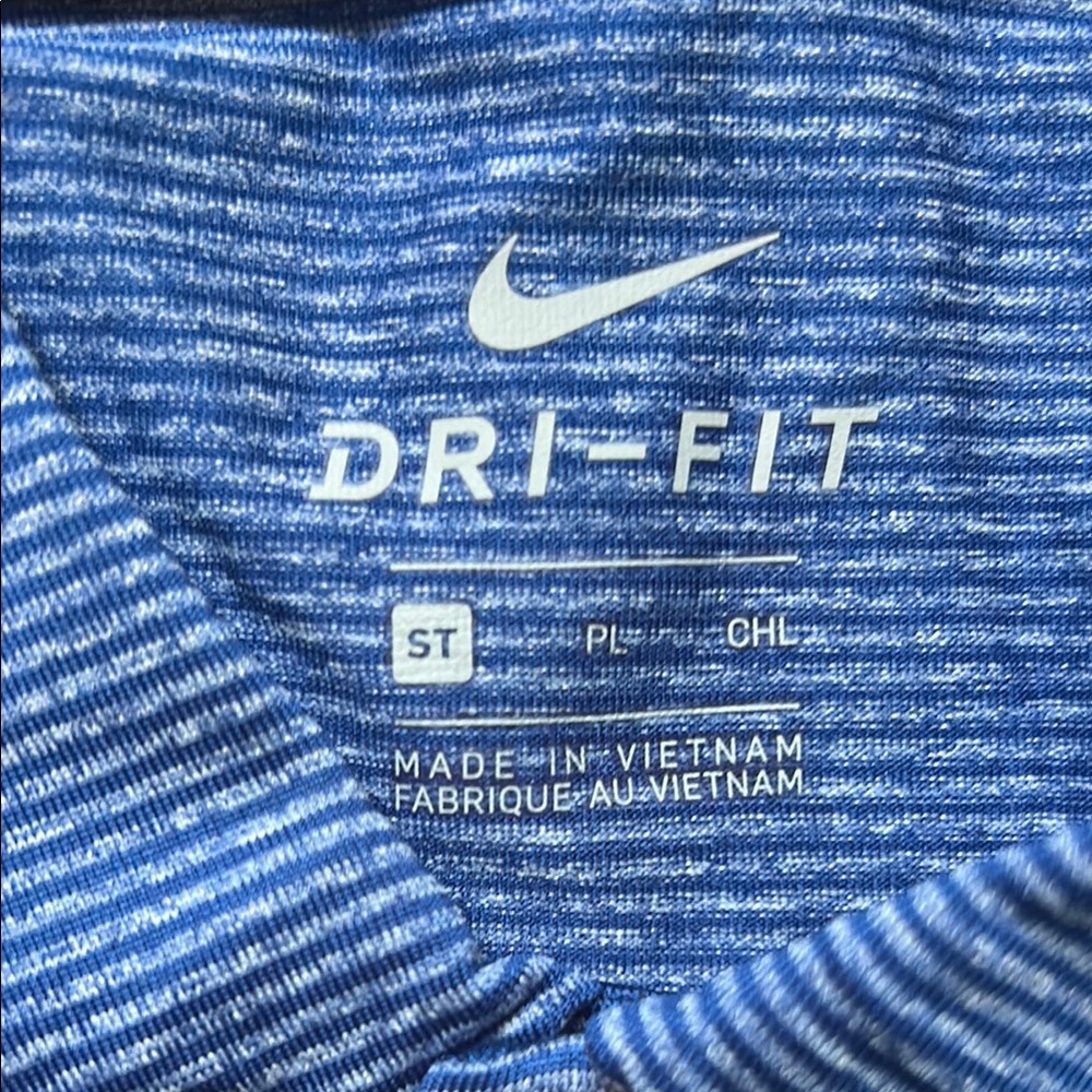 Nike DriFit Blue Polo Shirt, Small/TALL - Picture 4 of 7